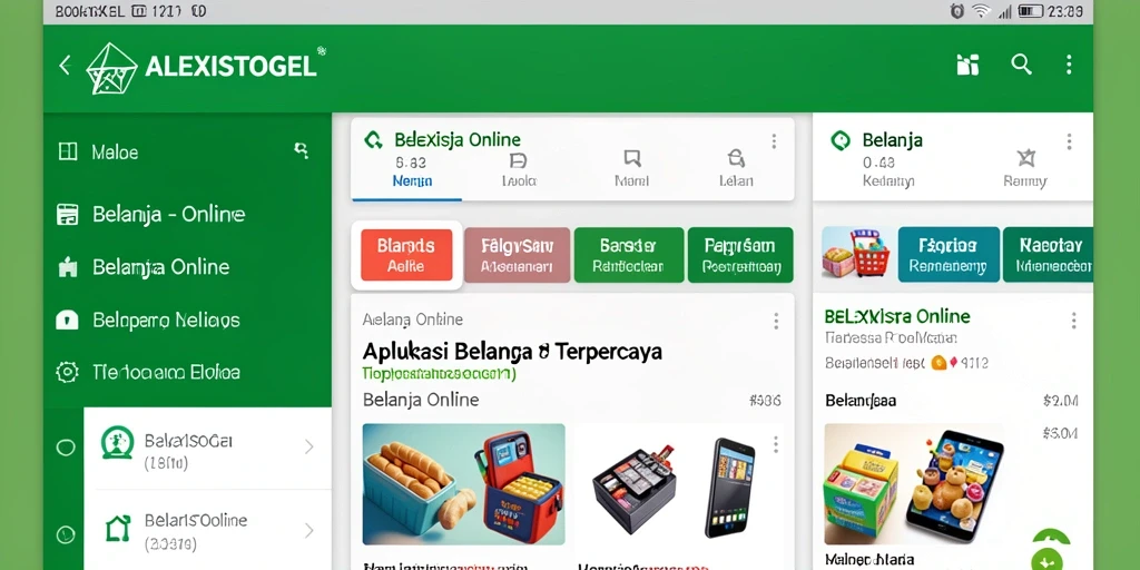 Tampilan ALEXISTOGEL dengan antarmuka pengguna yang ramah.