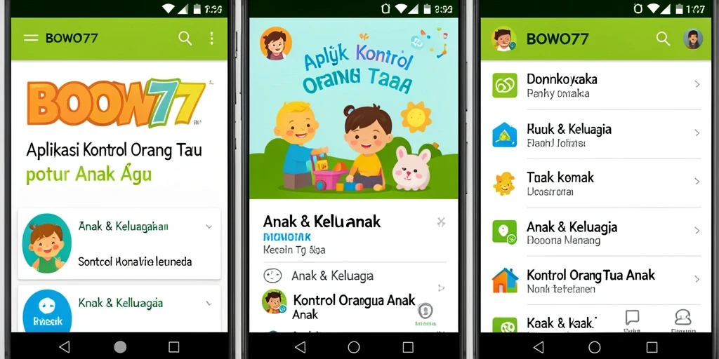 Antarmuka BOWO77 yang ramah pengguna untuk kontrol orang tua.