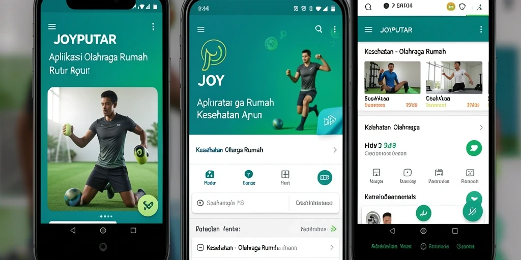 Antarmuka pengguna JOYPUTAR yang intuitif dan menarik.