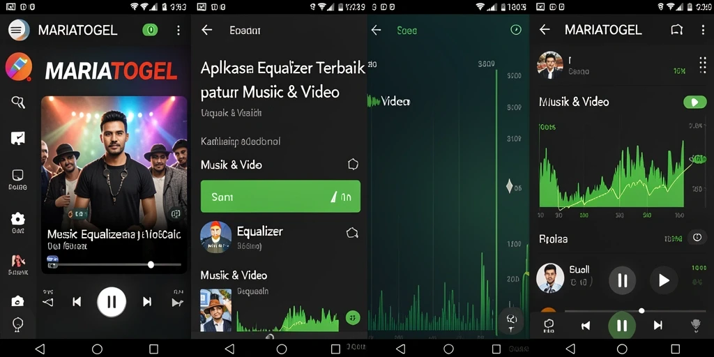 Antarmuka aplikasi <strong>MARIATOGEL</strong> dengan fitur Equalizer yang mudah digunakan.