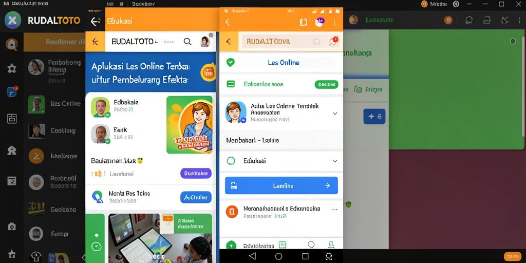 Antarmuka RUDALTOTO yang intuitif untuk Les Online.